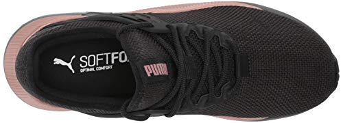 Image of PUMA Women's Pacer Future Sneaker, Black-Rose Gold, 8.5