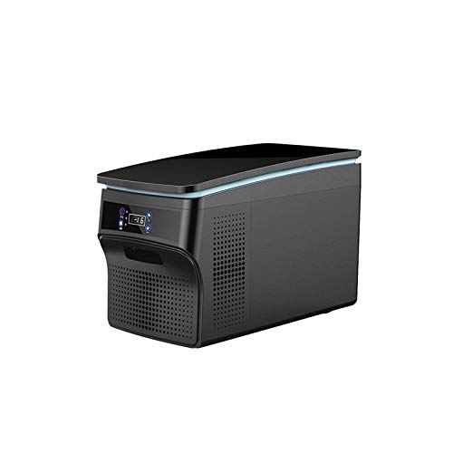 DieffematicBX Nevera Pequeña Refrigerador de Coches, Mini refrigerador, hogar del Coche de Doble Uso de 12V / 24V, refrigerada Refrigerador Congelador refrigerado partición de congelación (Size : 32L
