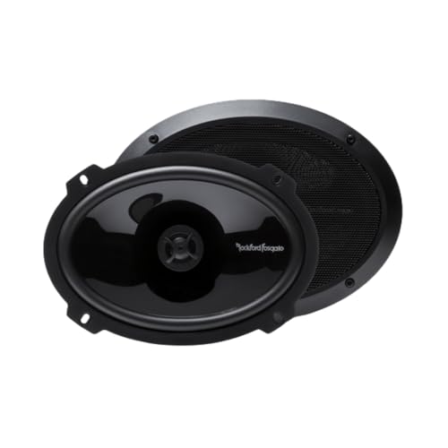 Rockford Fosgate P1692 Punch 6x9 inch 2-Way Coaxial Car Rear Parcel Shelf Speakers - Pair by Rockford Fosgate