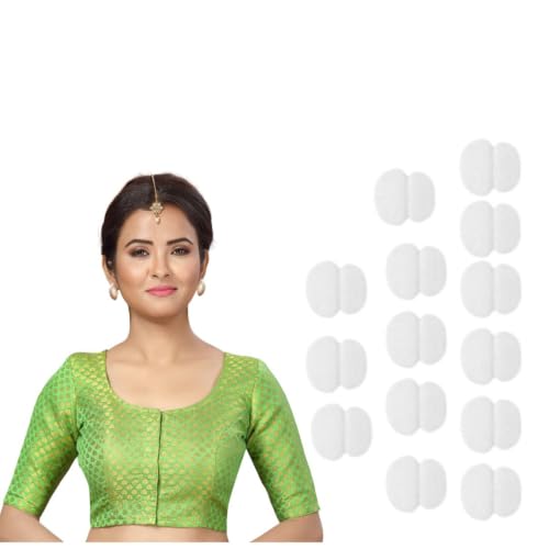 Image of Studio Shringaar Women's Zari Brocade Stitched Elbow Length Sleeves Saree Blouse