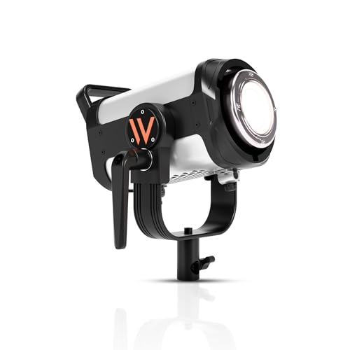 Image of Welborn VL-300B LED COB Light with App Control 18CM Reflector 300W - 3200K-5600K Adjustable Color Temperature, AC Powered, Ideal for Photography & Video Shooting (300B)