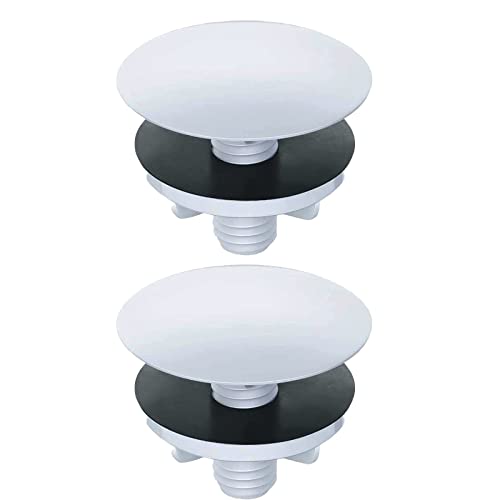 2Pack Kitchen Sink Hole Cover Faucet Hole Cover Kitchen Bathroom Basin Sink Tap Hole Plate Stopper Cover Blanking Metal Stainless Steel Plug 50mm