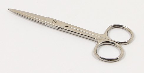 Operating/Dressing Scissors Sharp/Sharp 4 1/2 inches Straight, Stainless