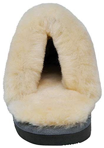 BEARPAW Women's Loki II Slide Slipper Grey Fog 6.5 M US3