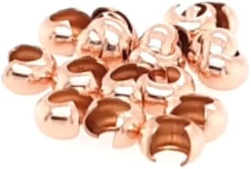 20pcs 14/20 Rose Gold-Filled Open Crimp Bead Covers, 3MM, by CRAFT WIRE - Image 5
