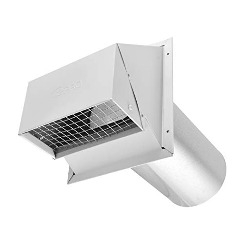 Imperial VT0503 6Inch HeavyDuty Outdoor Exhaust Vent with Intake Hood