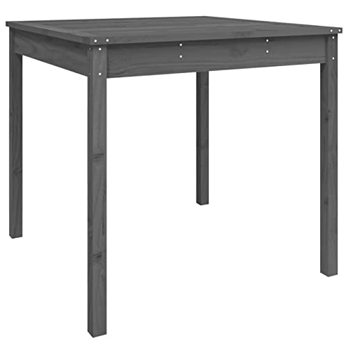 Table de jardin compacte en bois massif pour petits balcons