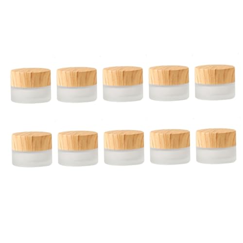 Beavorty 10Piezas Vacíos Para Crema Facial y Crema De Ojos Contenedores De Almacenamiento Cosmético Para Maquillaje y Viaje