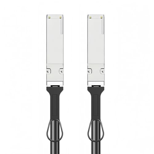 Image of 10Gtek 200Gb /s QSFP56 DAC Compatible for NVIDIA MCP1650-H002Eyy MCP1650-V0xxEyy, 4-Channel QSFP56,HDR Infiniband and 200GbE Applications, 2-Meter(6.5ft)