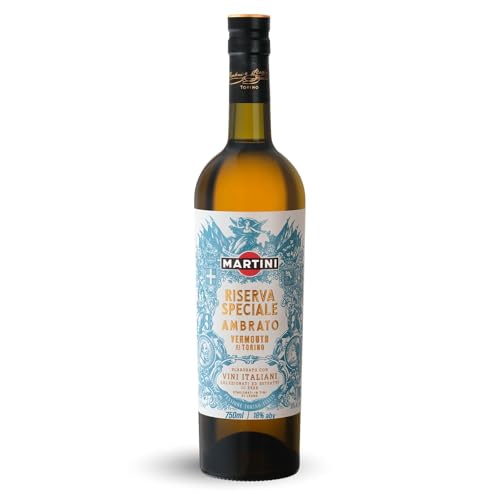 MARTINI Riserva Speciale Ambrato Wermut Aperitif, 18% vol., 75cl / 750ml, heller Wermut angereichert mit einzigartigen Botanicals