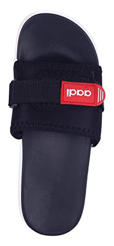 Image of AADI Men's Synthetic Leather Daily Use Casual Sliders /Flip Flop & Slippers