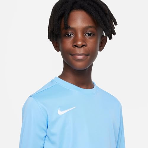 Nike Unisex Niños Camiseta de Manga Larga Nk Df Park VII, UnIVersity Azul y Blanco, BV6740-412, L