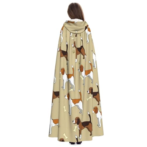 Cape de corbeau à capuche réglable pour costume de carnaval
