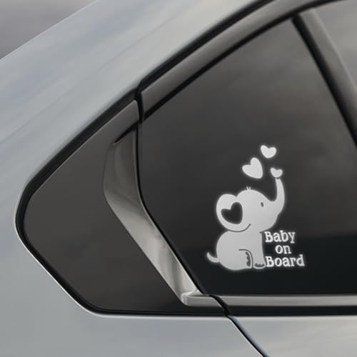 UHANBUT Elephant Car Sticker image
