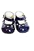 18 Inch Doll Shoes- Navy Blue Heart Shoes Fits 18 Inch Kennedy and Friends Girl Dolls- Doll Shoes