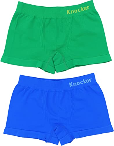 Tobeinstyle Boy's Pack Of 6 Seamless Solid Boxer Briefs - Small #TOP2