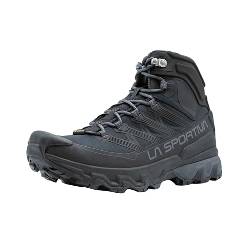 La Sportiva Men's Ultra Raptor 3 Mid GTX Waterproof Hiking Shoe, Black, 11.5US(45EU Equivalent) - Gore-Tex Protection & Breathable - All-Terrain Grip & Ankle Support