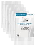 Recipe Sheet Protectors Full Page, 8.5 x 11 inch, 30 Pack, Heavyweight, Top Load, by Better Kitchen Products, Page Protector Binder Sheets, 3-Hole Punched, for Recipe Binders, 30 Pack
