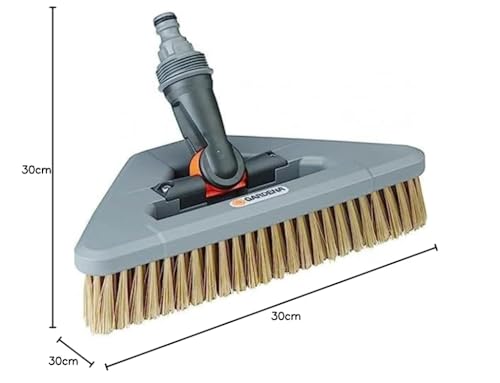 Gardena Gelenk-Waschbürste: Reinigungsbürste mit Gelenk für das Cleansystem, zur Reinigung schwer erreichbarer und empfindlicher Bereiche (5560-20)
