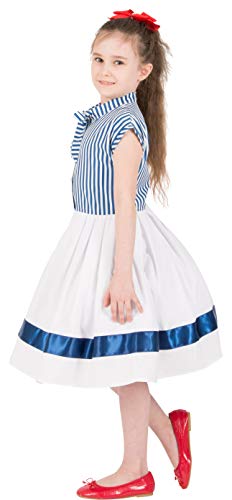 BlackButterfly Kids 'Polly' Vintage Striped Pin Up Dress3