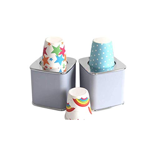 Zhangli Paper Cup Dispenser 3 Ounce Bathroom Container Organizer Dustproof Automatic Home Hotel Tool Rack Storage Desktop Durable #TOP4