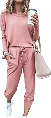 Ensemble de vêtements de sport femme pour yoga et running | Survêtement rose M