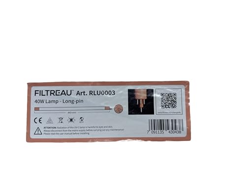 Filtreau 40 Watt UVC Ersatzlampe, UV Lampe für Blue Lagoon, Koipro, Jumbo Tech 40W