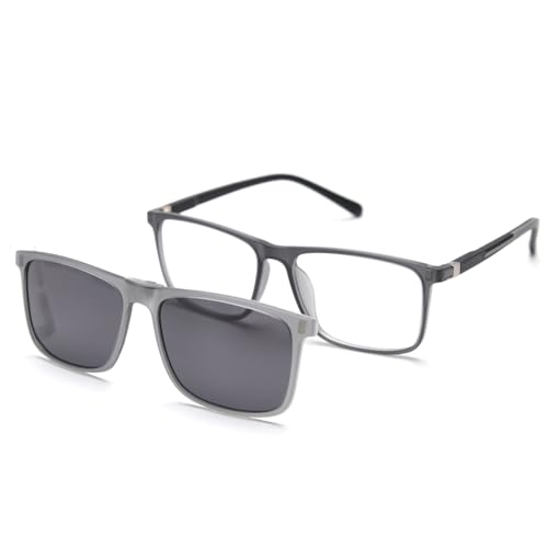 Super Light TR90 Clip on Sunglasses Magnetic Polarized Sun Glasses Silicon Driving Eyeglasses