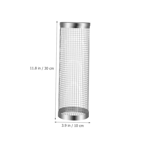 Panier à griller rotatif cylindrique Yardwe pour barbecue de légumes et poulet sans chute - 6