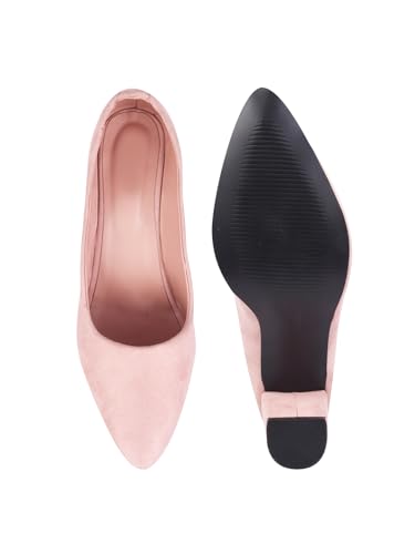 Image of TRYME Trendy&Fashion Pointed Pump Block Heel Sandals for Girls & Women