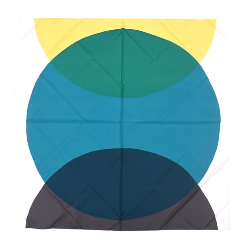和ごころきもの屋 撥水加工 風呂敷 アクアドロップ まる ブルーグリーン 【 約100cm × 100cm 】むす美 日本製 防水 防災 エコバック レジャーシート 大判 ふろしき wasou-huro07-24