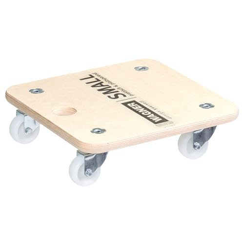 WAGNER Plataforma de Carga MM 1352-29 x 29 cm - Ideal para Electrodomésticos y Muebles, 250 kg de Capacidad de Carga, Agujero de Agarre, Certificado FSC® - 20135201