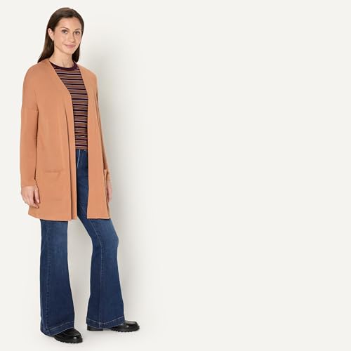 Image of Amazon Essentials Women's Relaxed-Fit Ultra-Lightweight Open-Front Cardigan
