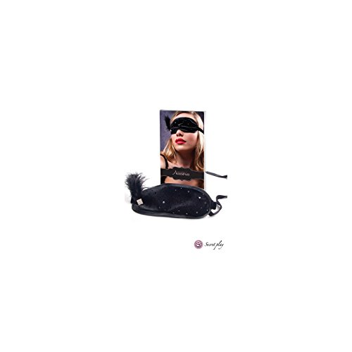 Seductive Blindfold Masker, velours, Secret Play - Afbeelding 3