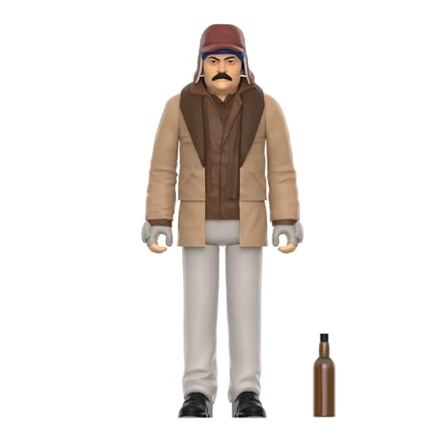 Super7 Parks and Recreation Ron Swanson (Step Throat) - 3.75' Parks and Rec Action Figure with...