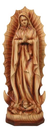 Estatua de Nuestra Señora de Guadalupe de 11.75 pulgadas