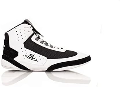 SCRAPLIFE Ascend One David Taylor Mens Wrestling Shoes, Champion Designed. Lightweight and Flexible with Inner Sock Cushion for Wrestling, Boxing & Weight Training (11.5 WHT/BLK) | Image 6