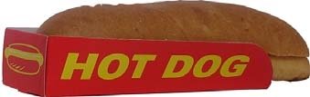 Venker Récipient à emballer soi-même - Boîte à hot dog - 50 unités - à emporter