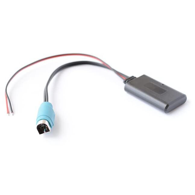 Cables - Biurlink D Shaped AUDIso AUXs IN Bluetooth 5.0 Module Adapters for ALPINE 9870 9872 KCE-236B Full Speed AUXs Input