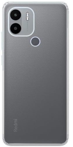 Image of COVERBLACK Rubber Silicone Back Cover for REDMI A2+ - Transparent
