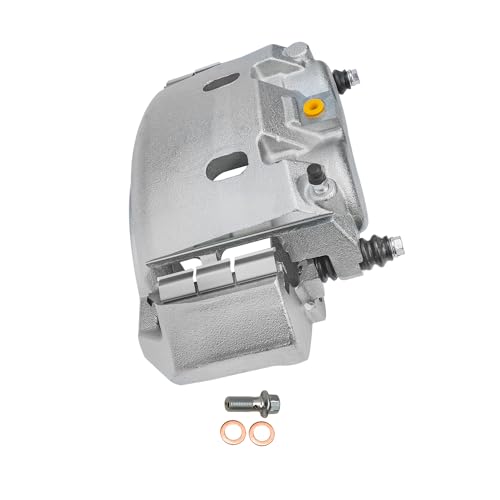 Image of Detroit Axle - Front Right Brake Caliper for 2003-2008 Dodge Ram 2500 3500 2005-2008 Ram 4000 Passenger Side Disc Brake Caliper w /Bracket 2006 2007 Replacement