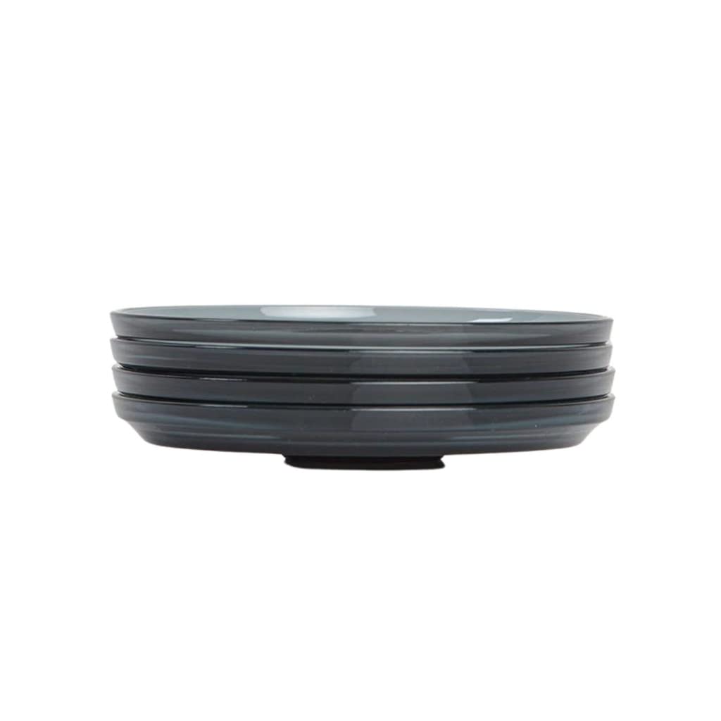 HuskeeRenew 3oz Espresso Saucer 4 Pack - Smoke