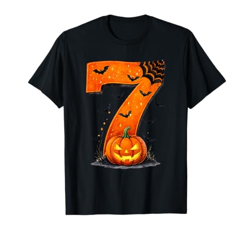 Fun Six Seven 6 7 Meme Design Couples Halloween T-Shirt