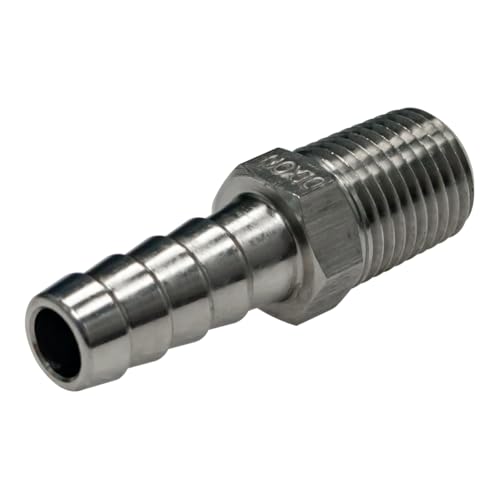 316 Stainless Steel Inserts (Hose Barbs) - 1/2