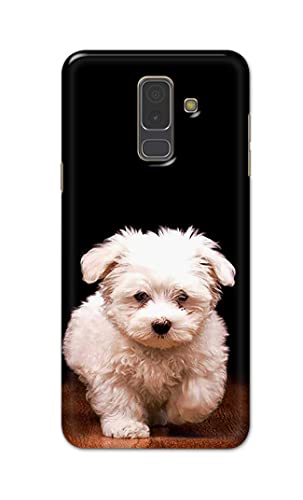 Image of PRINTFIDAA� Printed Hard Back Cover Case for Samsung Galaxy A6 Plus | A6+ | Samsung Galaxy J8 Back Cover (Puppy Dog) -2808