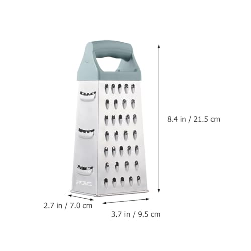 Rallador de caja 4 caras acero inoxidable multicolor miniatura 2