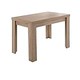 Küchentisch Ausziehtisch 80x60cm Eiche sägerau