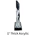 Express Medals 7.25 Inch Acrylic Diamond Shaped Appreciation Achievement Award Trophy. Plaque recogniton Awards with Gift Presentation Box