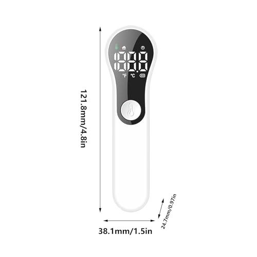 Temperature Meter, Infrared Gauge, Touchless 2-In-1 Mode With 1.5x0.97x4.79 Inches, Health Monitor For Adult Care, Baby Wellness, Elderly, Clinical Use, Home Checks, Hospital Staff – Image 3