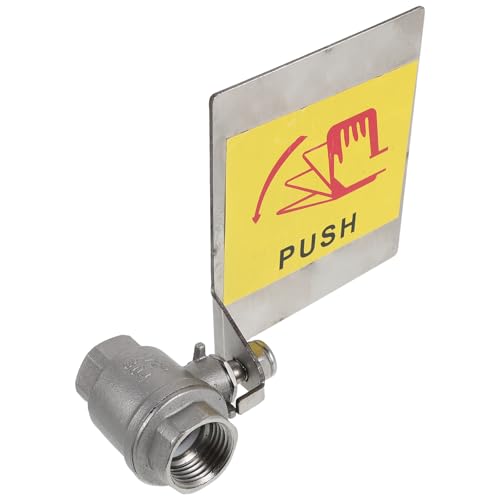 Valve à bille 1/2 femelle STOBAZA en métal DN15 commande quart de tour pour maintenance facile